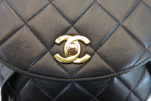 画像をギャラリービューアに読み込む, CHANEL/シャネル マトラッセチェーンリュック ラムスキン ブラック/ゴールド金具 リュック 700080045
