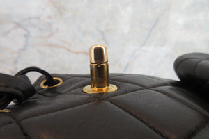 CHANEL/シャネル マトラッセチェーンリュック ラムスキン ブラック/ゴールド金具 リュック 700080045