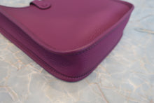 将图片加载到图库查看器，HERMES EVELYNE TPM Clemence leather Anemone Y刻印 Shoulder bag 800080012
