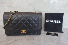 将图片加载到图库查看器，CHANEL/香奈儿 戴妃 CF 链条包 羊皮 Black/Gold hadware(黑色/金色金属) 肩背包 800030078
