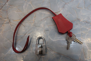 HERMES／エルメス バーキン35 アルデンヌ ルージュヴィフ □D刻印 ハンドバッグ 700070092
