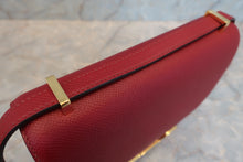 将图片加载到图库查看器，HERMES CONSTANCE3 MINI Epsom leather Rouge Grenet X刻印 Shoulder bag 600100008
