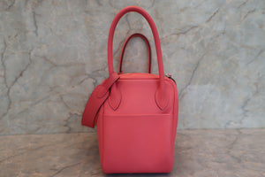 HERMES／エルメス リンディ26 エバーカラー ローズアザレ A刻印 ショルダーバッグ 700070096