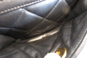 CHANEL/シャネル マトラッセチェーンリュック ラムスキン ブラック/ゴールド金具 リュック 700080045