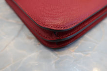 将图片加载到图库查看器，HERMES CONSTANCE3 MINI Epsom leather Rouge Grenet X刻印 Shoulder bag 600100008
