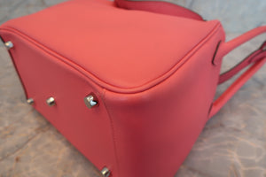HERMES／エルメス リンディ26 エバーカラー ローズアザレ A刻印 ショルダーバッグ 700070096