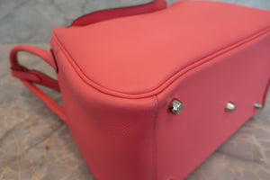HERMES／エルメス リンディ26 エバーカラー ローズアザレ A刻印 ショルダーバッグ 700070096