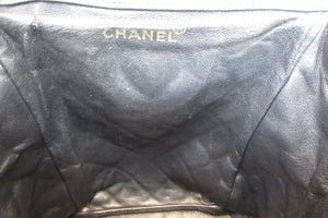 CHANEL/シャネル マトラッセチェーンリュック ラムスキン ブラック/ゴールド金具 リュック 700080045