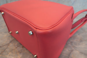HERMES／エルメス リンディ26 エバーカラー ローズアザレ A刻印 ショルダーバッグ 700070096