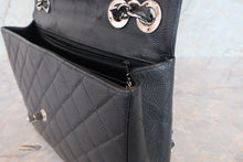 画像をギャラリービューアに読み込む, CHANEL/シャネル 中マトラッセシングルフラップチェーンショルダーバッグ キャビアスキン ブラック/シルバー金具 ショルダーバッグ 700070267
