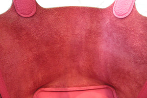 HERMES／エルメス ピコタンロックＰＭ トリヨンクレマンス ローズショッキング U刻印 ハンドバッグ 700090036
