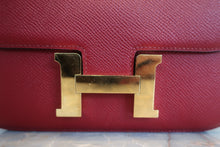 将图片加载到图库查看器，HERMES CONSTANCE3 MINI Epsom leather Rouge Grenet X刻印 Shoulder bag 600100008
