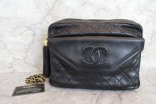画像をギャラリービューアに読み込む, CHANEL/シャネル マトラッセフリンジチェーンショルダーバッグ ラムスキン ブラック/ゴールド金具 ショルダーバッグ 700080021
