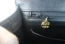 Load image into Gallery viewer, CHANEL  Bias stitch chain shoulder bag Caviar skin Black/Gold hadware Shoulder bag 800030067
