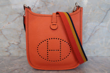 將圖片載入圖庫檢視器 HERMES／エルメス エブリンTPM トリヨンクレマンス オレンジ X刻印 ショルダーバッグ 700030118
