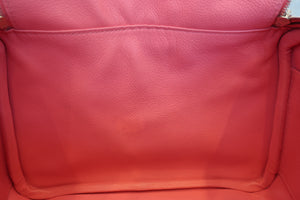 HERMES／エルメス リンディ26 エバーカラー ローズアザレ A刻印 ショルダーバッグ 700070096