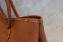 Load image into Gallery viewer, HERMES GARDEN PARTY PM Negonda leather Gold □Q Engraving Tote bag 600100065
