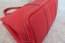 将图片加载到图库查看器，HERMES GARDEN PARTY PM Negonda leather Rouge casaque □P刻印 Tote bag 600080033
