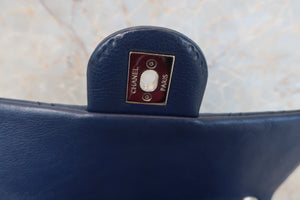 CHANEL Studs V-Stitch chain shoulder bag Calf skin Blue /Silver hadware Shoulder bag 500090254