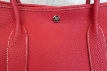 将图片加载到图库查看器，HERMES GARDEN PARTY PM Negonda leather Rouge casaque □P刻印 Tote bag 600080033
