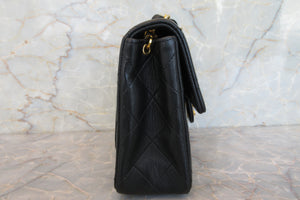 CHANEL/シャネル ミニマトラッセシングルフラップチェーンショルダーバッグ ラムスキン ブラック/ゴールド金具 ショルダーバッグ 700070066