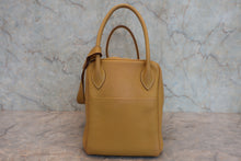 将图片加载到图库查看器，HERMES LINDY 34 Clemence leather Curry □L刻印 Shoulder bag 800070157

