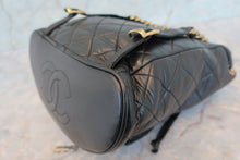 Load image into Gallery viewer, CHANEL Matelasse chain back pack Lambskin Black/Gold hadware Back pack 700100056
