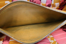将图片加载到图库查看器，HERMES Azapp Long Silkin Epsom leather/Silk Soleil D刻印 Wallet 500100236
