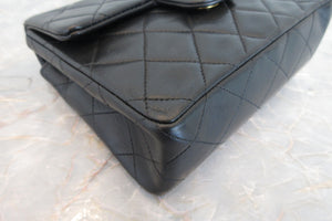 CHANEL/シャネル ミニマトラッセシングルフラップチェーンショルダーバッグ ラムスキン ブラック/ゴールド金具 ショルダーバッグ 700070066