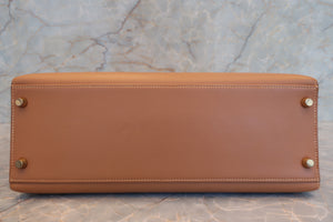 HERMES／エルメス ケリー32 クシュベル ナチュラル 〇Y刻印 ショルダーバッグ 700090013