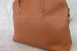 HERMES／エルメス ボリード35 クシュベル ゴールド ショルダーバッグ 700070110
