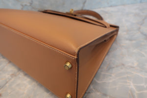 HERMES／エルメス ケリー32 クシュベル ナチュラル 〇Y刻印 ショルダーバッグ 700090013