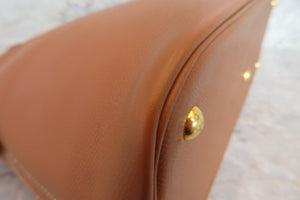 HERMES／エルメス ボリード35 クシュベル ゴールド ショルダーバッグ 700070110