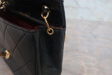 將圖片載入圖庫檢視器 CHANEL/シャネル ミニマトラッセフルフラップチェーンショルダーバッグ ラムスキン ブラック/ゴールド金具 ショルダーバッグ 800030081

