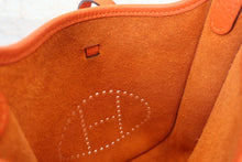 將圖片載入圖庫檢視器 HERMES／エルメス エブリンTPM トリヨンクレマンス オレンジ X刻印 ショルダーバッグ 700030118
