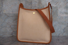 將圖片載入圖庫檢視器 HERMES／エルメス ヴェスパPM トワルアッシュ/レザー ベージュ/ナチュラル □A刻印 ショルダーバッグ 700060223

