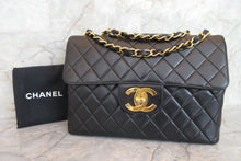 画像をギャラリービューアに読み込む, CHANEL/シャネル 中マトラッセシングルフラップチェーンショルダーバッグ ラムスキン ブラック/ゴールド金具 ショルダーバッグ 700080019
