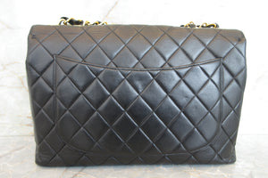 CHANEL/シャネル 中マトラッセシングルフラップチェーンショルダーバッグ ラムスキン ブラック/ゴールド金具 ショルダーバッグ 700080019