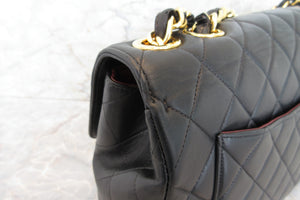 CHANEL/シャネル 中マトラッセシングルフラップチェーンショルダーバッグ ラムスキン ブラック/ゴールド金具 ショルダーバッグ 700080019