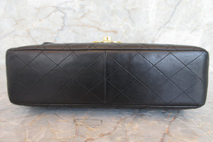 CHANEL/シャネル 中マトラッセシングルフラップチェーンショルダーバッグ ラムスキン ブラック/ゴールド金具 ショルダーバッグ 700080019
