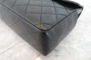 CHANEL/シャネル 中マトラッセシングルフラップチェーンショルダーバッグ ラムスキン ブラック/ゴールド金具 ショルダーバッグ 700080019