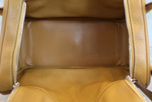 将图片加载到图库查看器，HERMES LINDY 34 Clemence leather Curry □L刻印 Shoulder bag 800070157
