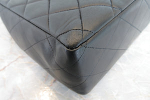 CHANEL/シャネル 中マトラッセシングルフラップチェーンショルダーバッグ ラムスキン ブラック/ゴールド金具 ショルダーバッグ 700080019