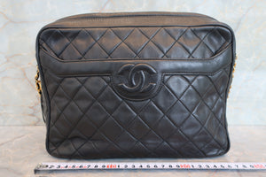 CHANEL Matelasse fringe chain shoulder bag Lambskin Black/Gold hadware Shoulder bag 700100061