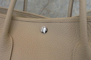 HERMES／エルメス ガーデンパーティPM ネゴンダ クレ X刻印 トートバッグ 700040086