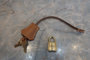 HERMES／エルメス ケリー32 クシュベル ナチュラル 〇Y刻印 ショルダーバッグ 700090013