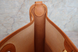 HERMES／エルメス ヴェスパPM トワルアッシュ/レザー ベージュ/ナチュラル □A刻印 ショルダーバッグ 700060223