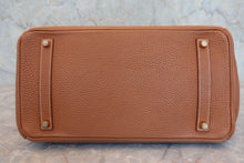 画像をギャラリービューアに読み込む, HERMES／エルメス バーキン35 トゴ ゴールド □G刻印 ハンドバッグ 800090054
