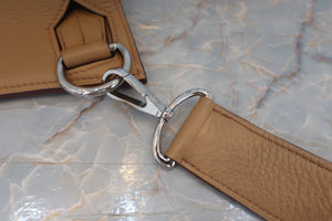 HERMES JYPSIERE 34 Clemence leather Tabac camel □L刻印 Shoulder bag 600110202