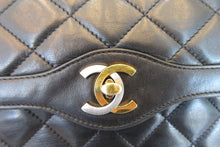 画像をギャラリービューアに読み込む, CHANEL/シャネル パリ限定マトラッセダブルフラップチェーンショルダーバッグ ラムスキン ブラック/ゴールド金具 ショルダーバッグ 700070070
